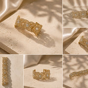 Gold Crystal Apple Watch Bracelet Band