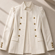 Women’s White 2 Piece Skirt Suit Top Medium Skirt Small