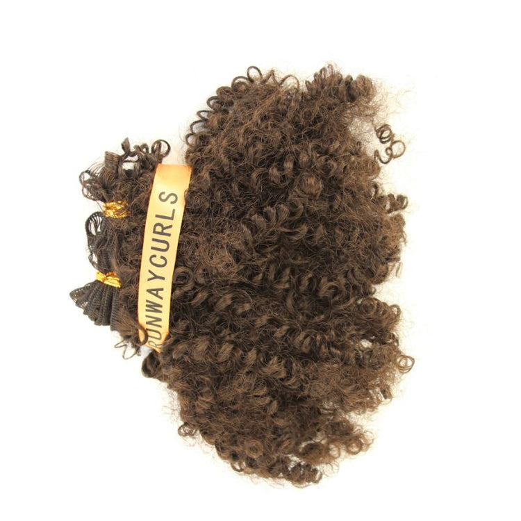 CURLY RYDER Bundles 16-inch by The Damn Salon, featuring natural, bouncy curls for a full, voluminous look.